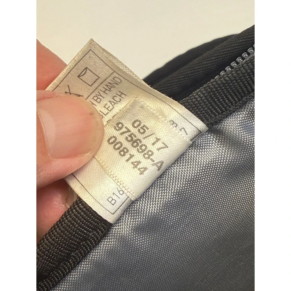 Adidas Black Roll Top Backpack Buckle Closure Side Zip Access‎ Padded Straps